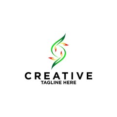Creative design and unique template logo