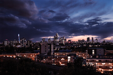 London Skyline at Night