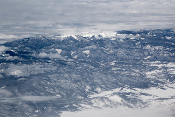 Landscape from flying