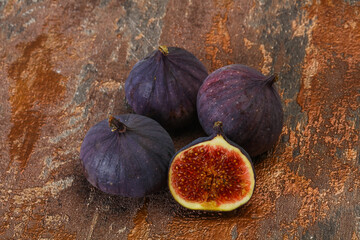 Ripe sweet fresh fig fruit