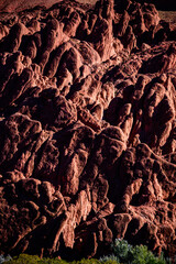 Dramatic rock formations at the ‘Monkey’s Fingers’ in the Dades Valley, also referred to as the Monkey Paws mountains.