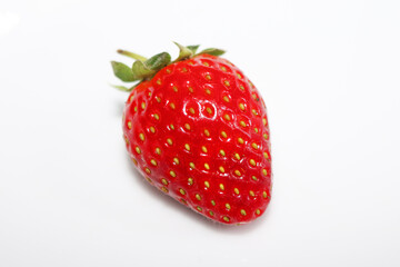 strawberry on white background