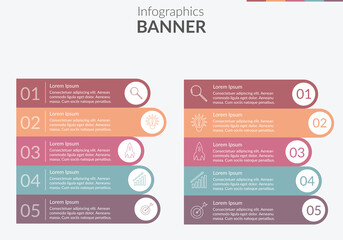Vector business Infographic. Template for cycle diagram, graph and presentation. Business concept with various options.
