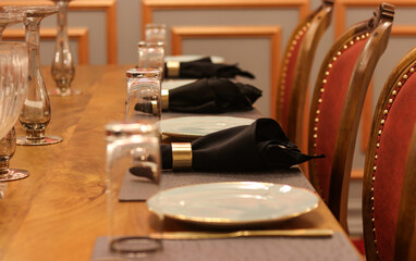 table setting for a dinner