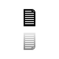 Document icon flat