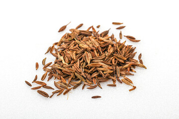 Dry zeera seeds in the bowl