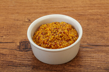 Dijon mustard sauce with seeds