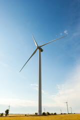 Turbine Green Energy Electricity Technology Concept photo