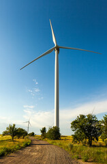 Fototapeta na wymiar Turbine Green Energy Electricity Technology Concept photo