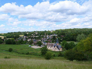 A small village in the north-west of Paris.