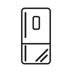 fridge icon. fridge vector design