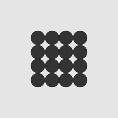 Magnetic balls icon flat.