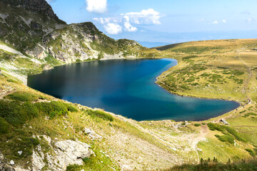 Naklejka na ściany i meble Landscape with The Kidney Lake, Rila Mountain, Bulgaria