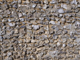 A stone of wall in the north of France.