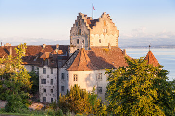Fototapeta na wymiar Burg Meersburg am Bodensee