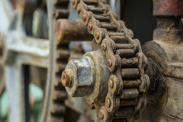 old rusty chain