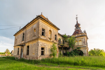 Vlajkovac, Serbia - June 04, 2020: Bissingen-Nipenburg Castle in Vlajkovac, Serbia. It was erected...