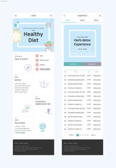 Mobile site template for plastic surgeons and diet specialty facilities
