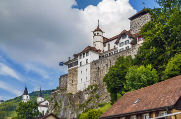 Fototapeta premium Aarburg Castle, Switzerland
