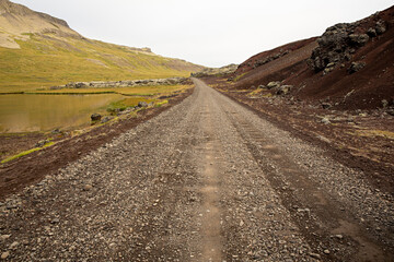 Carretera en Islandia.