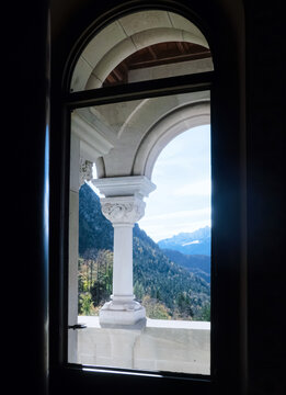 Interior Of Neuschwanstein Castle In Bavaria Region Of Germany