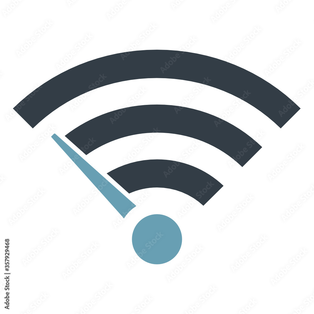 Aufkleber transfer rate bandwidth of internet concept vector data consumption icon