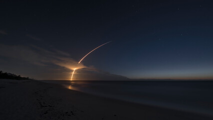 Early Morning Rocket Launch