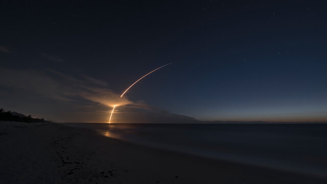 Early Morning Rocket Launch