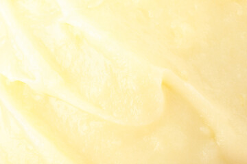 Vegetable puree on whole background, macro. Baby food