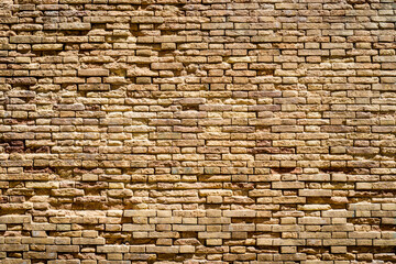 
Old brick texture in an old train station