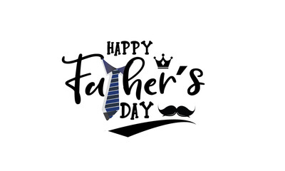 Happy fathers day vector typography. Set of Vintage lettering for greeting cards, banners, t-shirt design.