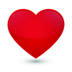 Heart Love Emoji Icon Object Symbol Gradient Vector Art Design Cartoon Isolated Background