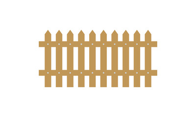 Wooden fence. Vector illustration eps 10