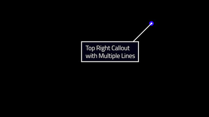 Bordered Top-Right Callout