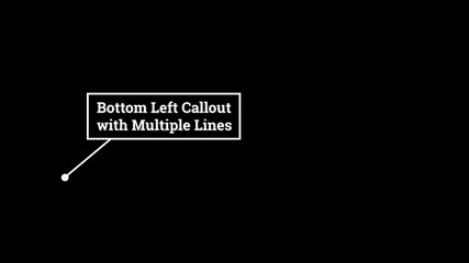 Bordered Bottom-Left Callout