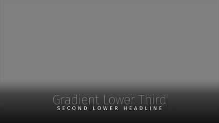 Gradient Lower Third