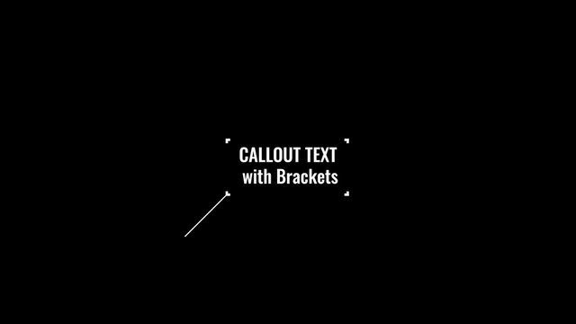 Callout Text with Brackets