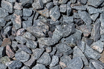 Abstract background of stone rocks on ground. Stone background.