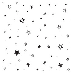 Modern Geometric Star Pattern. Vector Star Pattern Background