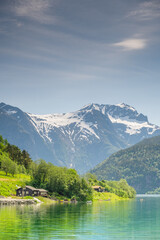 Eresfjorden in Eikesdalen in Norway