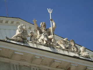 Obraz premium Poseidon. Old Saint Petersburg Stock Exchange