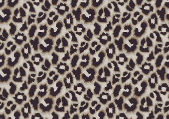 Bold abstracted leopard skin seamless pattern design. Jaguar, leopard, cheetah, panther animal print. Seamless camouflage
