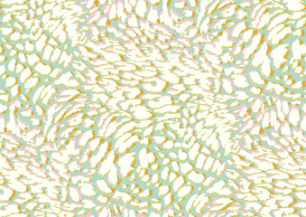 Bold abstracted leopard skin seamless pattern design. Jaguar, leopard, cheetah, panther animal print. Seamless camouflage