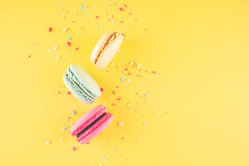 Colorful desserts cake.