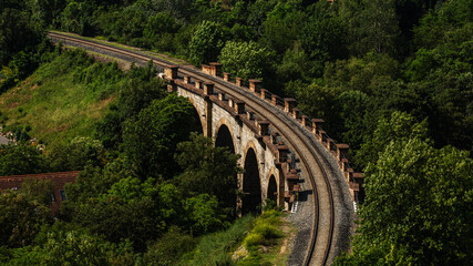 Fototapeta premium A detailed view of the Prague Semmering, located in Prague's Hlubočepy.