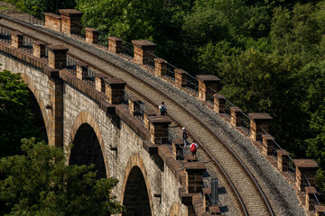 A detailed view of the Prague Semmering, located in Prague's Hlubočepy.