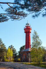 Ristna lighthouse on the island Hiiumaa, Estonia