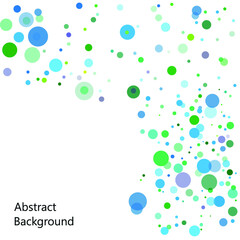 abstract bright circles on a white background.