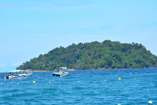 Mamutik island in Sabah, Malaysia