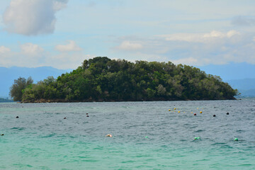 Sulug island in Sabah, Malaysia